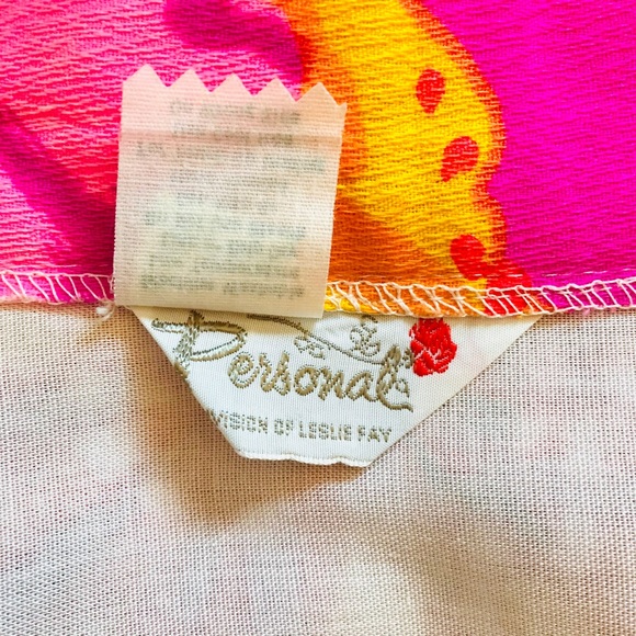 RARE Vintage 60-70’s Women’s Boho Mod Bright Floral Maxi Wrap Skirt Sz S/XS  EUC - Picture 11 of 16